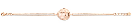 Orphelia 'Pina' Women's 925 Sterling Silver Bracelet - Rose ZA-7191/RG - Image 4