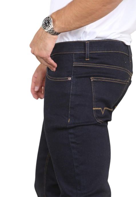 MYT Vaqueros de pierna recta para hombre Denim hiperelástico en índigo - Image 5