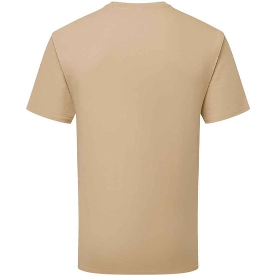 Russell Mens Ringspun Cotton Classic T-Shirt (Tan) - Image 2