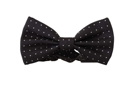 Corbata de hombre Papillon ajustable de seda 100% gris de Dolce & Gabbana - Image 1