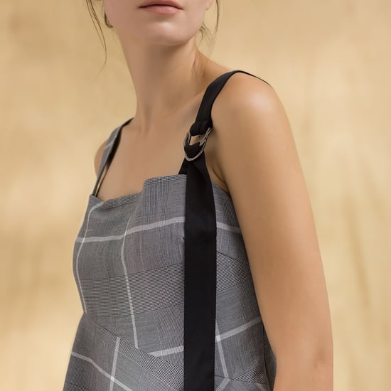 Flared tartan top - Image 4