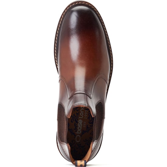 Base London Bloom Leather Men's Burnt Brown Boots - Image 4
