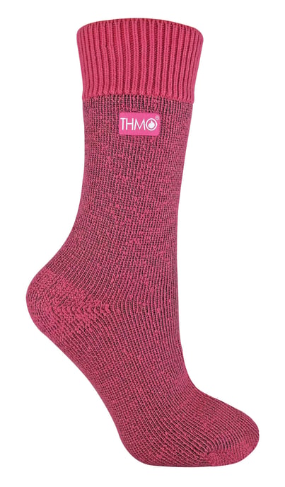 THMO - 1 Pair Ladies Thick Fleece Lined Warm Thermal Socks for Winter - Image 1
