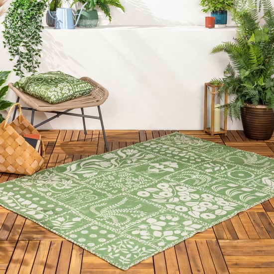 Furn. Alfombra de exterior impresa Forage Garden, 120 x 170 cm - Image 1