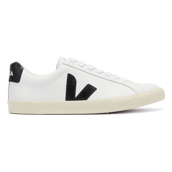 Veja Esplar Cuero Zapatillas Mujer - (Blanco Extra / Negro) - Image 4