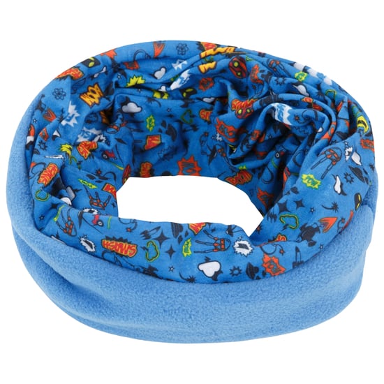 Trespass Childrens/Kids Callaghan Neckwarmer (Cosmic Blue Print) - Image 1