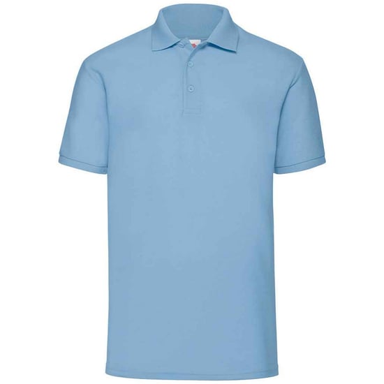 Fruit of the Loom Mens Pique Polo Shirt (Sky Blue) - Image 1