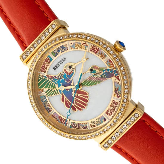 Reloj de Pulsera de Cuero con Madreperla Bertha Emily - Image 3