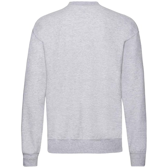 Fruit of the Loom Mens Classic 80/20 Set-in Sweatshirt (Heather Grey) - Image 2