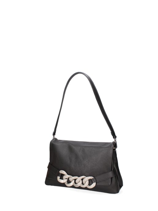 John Richmond Bolso de hombro Mujer BLACK AND GOLD - Image 2