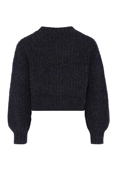 Dreimaster Coarse knit pullover women black - Image 2
