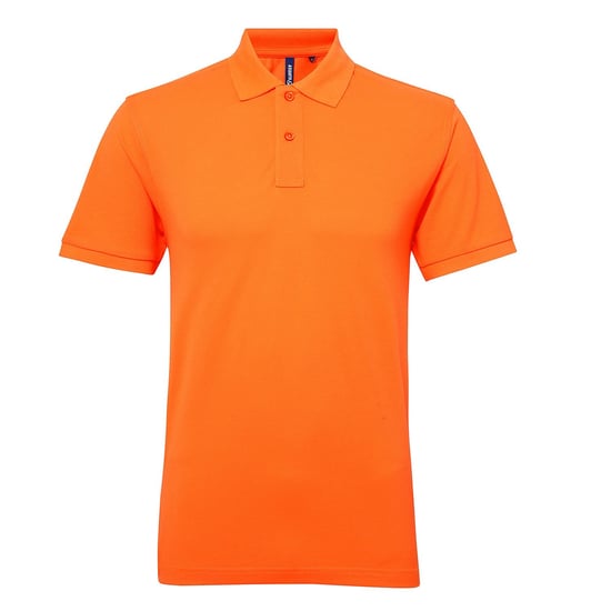Asquith & Fox Womens/Ladies Short Sleeve Performance Blend Polo Shirt (Neon Orange) - Image 1