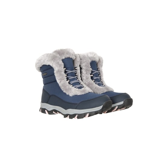 Mountain Warehouse Womens/Ladies Ohio Thermal Short Shaft Snow Boots (Blue) - Image 4