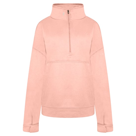 Dare 2B Womens/Ladies Laura Whitmore Recoup II Half Zip Sweatshirt (Apricot Blush)