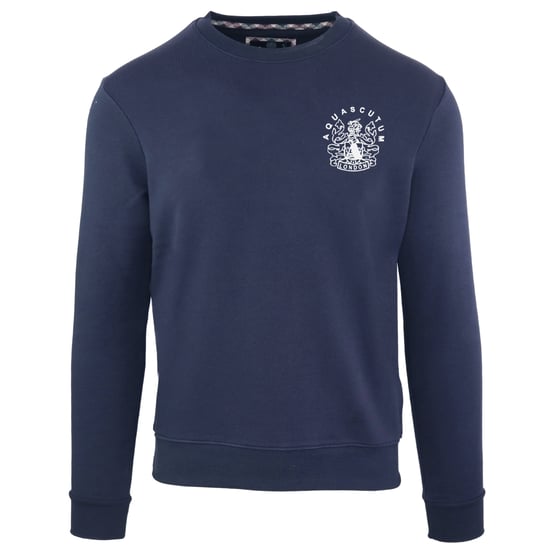 Sudadera azul marino con logo en el pecho Aldis de Aquascutum - Image 1