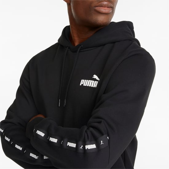 PUMA Sudadera con capucha Essentials+ Tape para hombre - Image 4