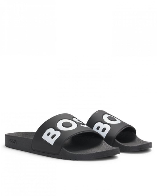 BOSS Orange Aryeh Zapatillas para Hombre Fabricadas en Italia con Detalle de Logo Grande - Image 1