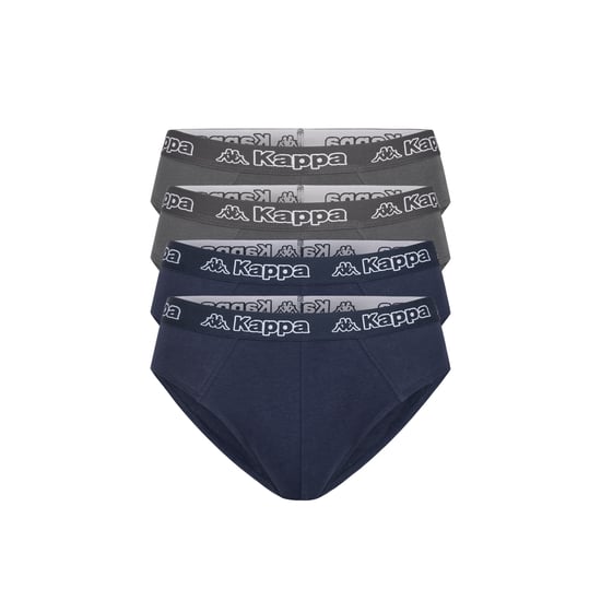 Kappa 4-Pack Slip in Blue/Dark Grey