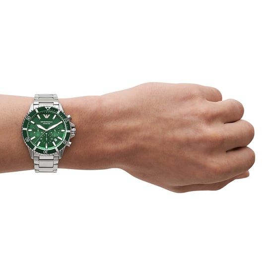 Emporio Armani Diver Men's Silver Watch AR11500 - Image 4