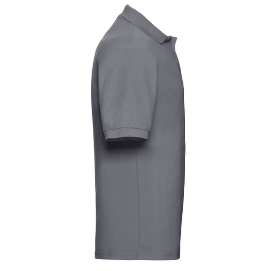 Russell Mens Polycotton Pique Polo Shirt (Convoy Grey) - Image 3
