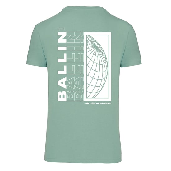 Ballin Est. 2013 Tee SS Backprint World Shirt Verde - Image 2