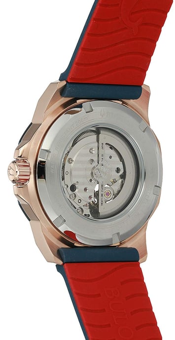 Bulova Marine Star Men's Blue Watch 98A227 - Image 3