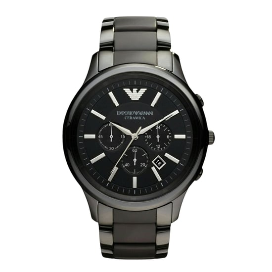 Emporio Armani Reloj de hombre Cuarzo gris oscuro - Image 1