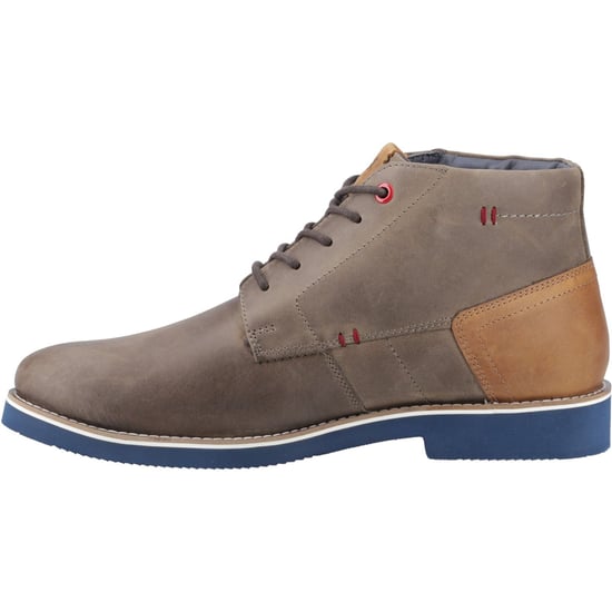 Pod Aries Leather Men's Grey Boots - Image 4