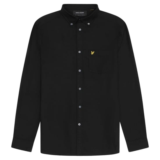 Camisa negra de manga larga de Lyle & Scott - Image 1
