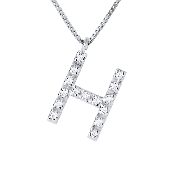 DIADEMA - Necklace with Diamonds - H -White Gold