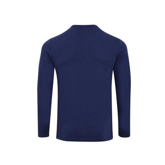 Premier Mens Long John Roll Sleeve T-Shirt (Indigo) - Image 2