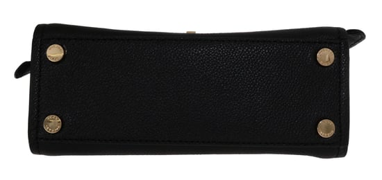 Michael Kors Black CASSIE Leather Messenger Bag
