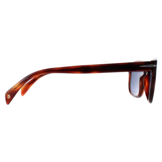 David Beckham Rectangle Mens Tortoise Blue DB1045/S