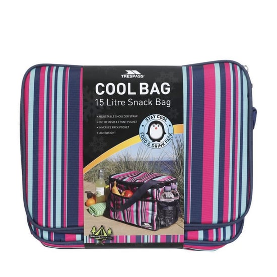 Trespass Nukool 15L Striped Cooler Bag (Tropical)
