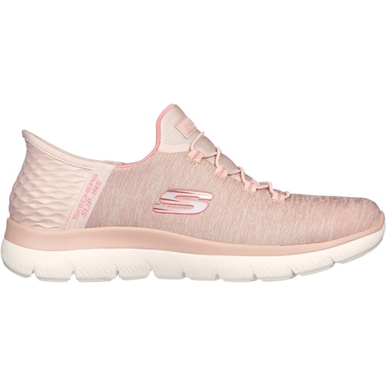 Skechers Summits Dazzling Haze Textile Women's Rose Trainers - Image 5