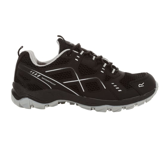 Regatta Womens/Ladies Vendeavour Walking Shoes (Black/Cyberspace) - Image 1