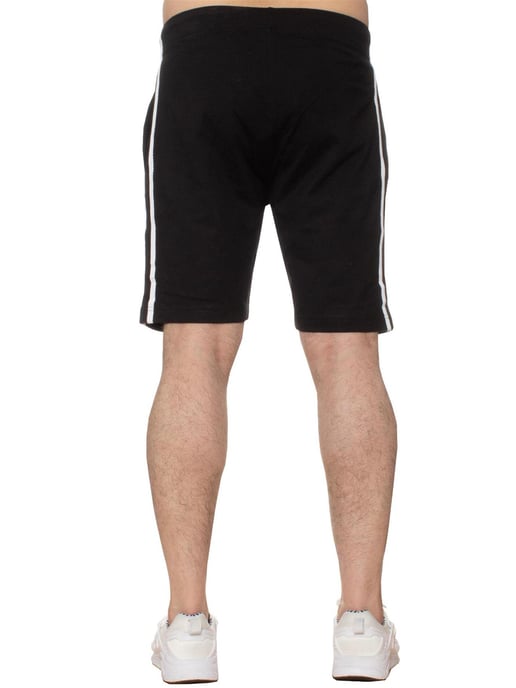 Enzo | Conjunto de camiseta y pantalón corto para hombre - Blanco/Negro - Image 4