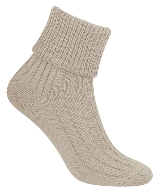 3 Pares Calcetines de Lana para Mujer - Beige - Image 2