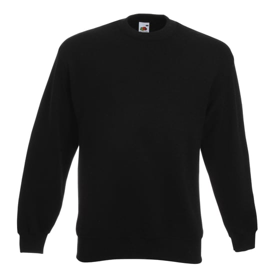 Fruit Of The Loom Unisex Premium 70/30 Set-In Sweatshirt (Black) - Image 1