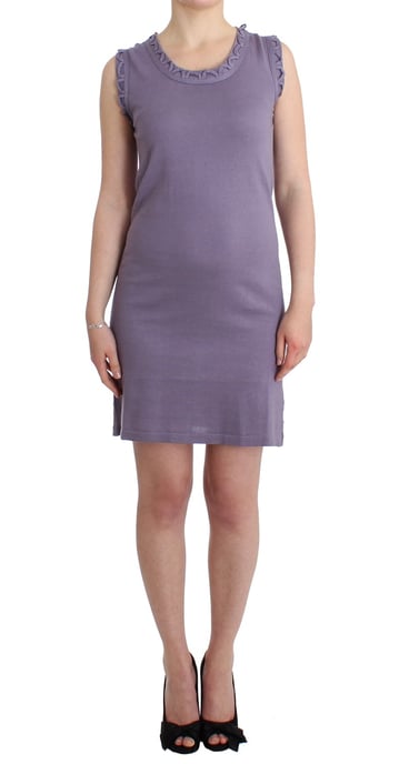 Vestido de jersey de algodón morado para mujer de John Galliano - Image 1