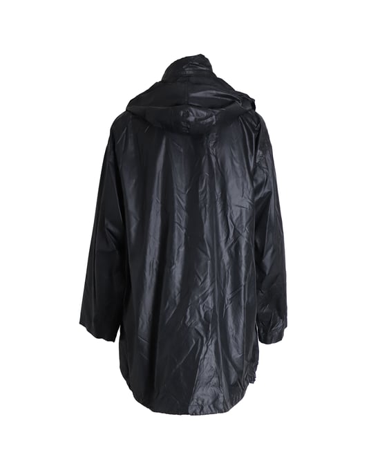 Balenciaga Lightweight Hooded Windbreaker Jacket in Black Nylon - Image 2