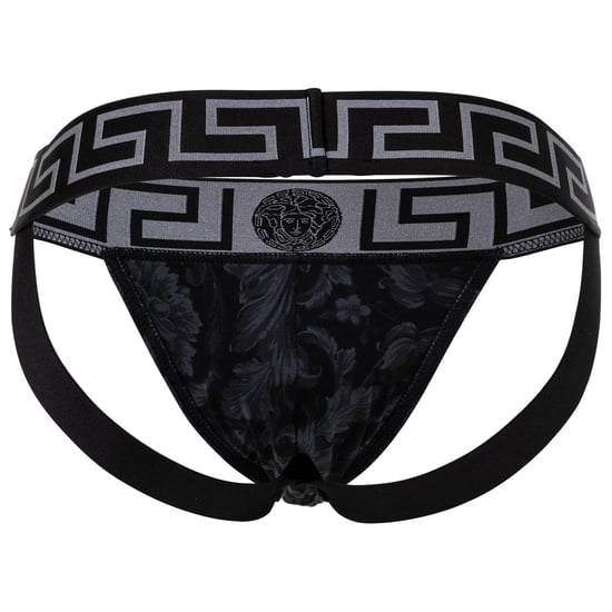 Versace  Stretch Organic Jersey Barocco  All Over Jockstrap - Image 2