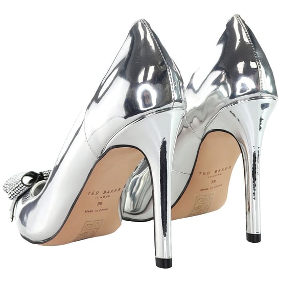 Zapatos de Tacón Plata para Mujer Ted Baker Orlila con Lazo de Cristal - Image 3