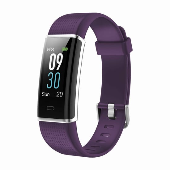 Aquarius AQ200 Multi-Functional Heart Rate & Sleep Monitor Tracker Purple