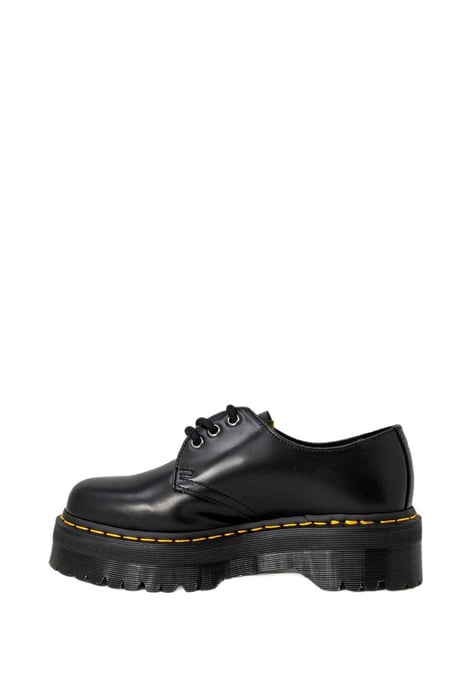 Zapatos Clasicos De Mujer Con Cordones De Cuero Negro - Image 2