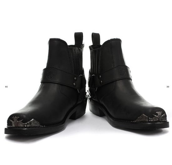 Botas de vaquero y motero negras para hombre Grinders - Eagle Lo - Image 3