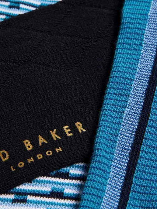 Set de regalo de 3 pares de calcetines Ted Baker para hombre - FOCUS - Image 3