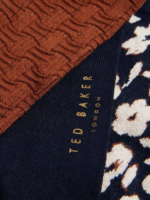 Set de regalo de 3 pares de calcetines Ted Baker para hombre - BECOOLS - Image 3