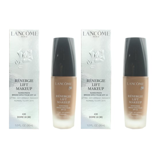 Lancome Renergie Lift Makeup 30ml SPF 20 - 430 Dore 30 (W) Normal To Dry Skin X2