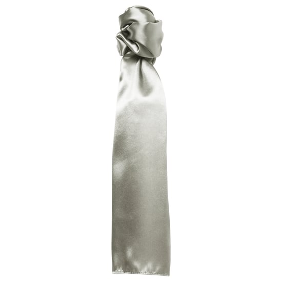 Premier Scarf - Ladies/Womens Plain Business Scarf (Silver) - Image 1
